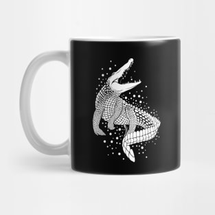 White Crocodile Mug